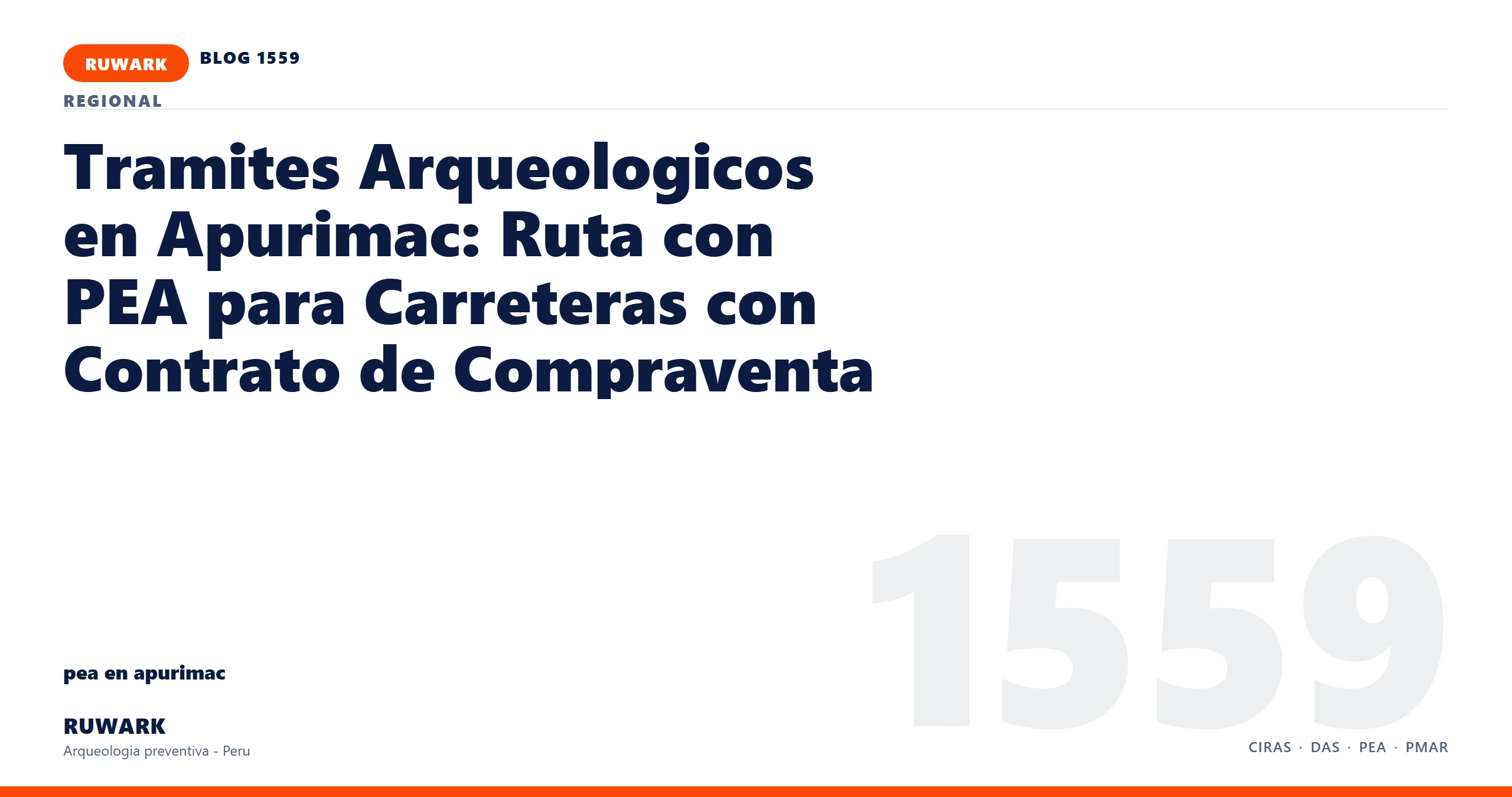 riesgo - RUWARK arqueologia preventiva Peru