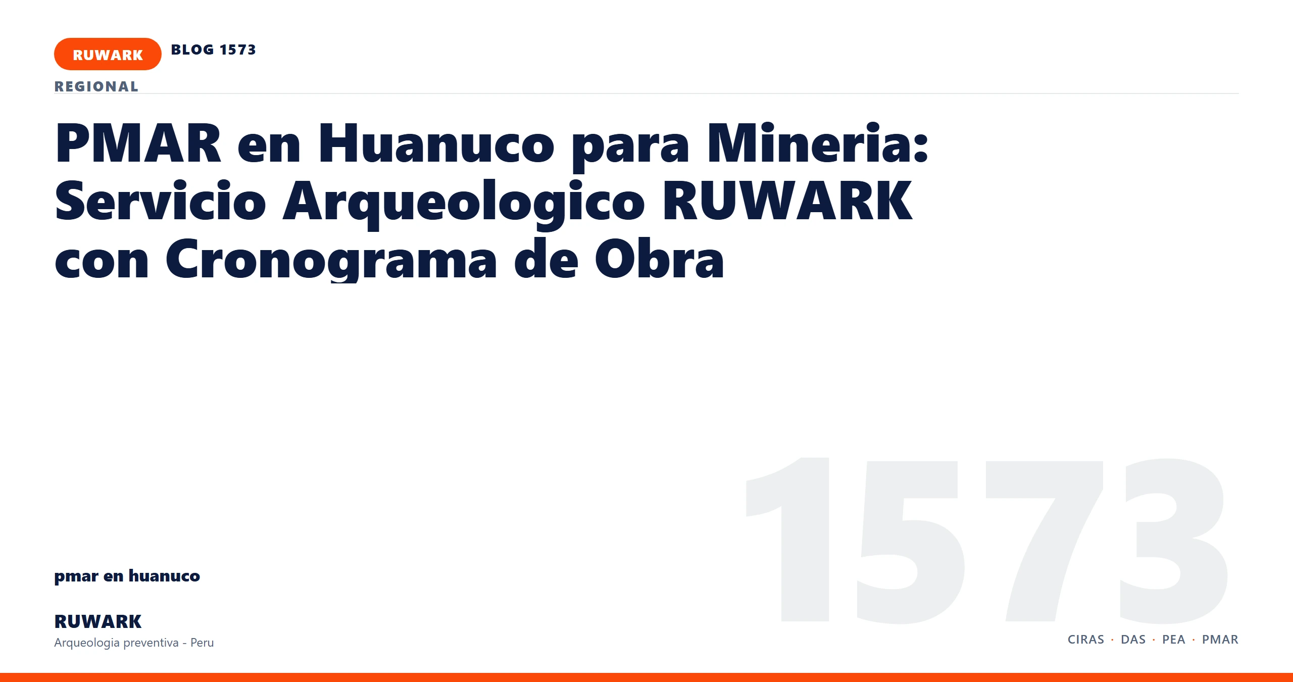 antecedentes - RUWARK arqueologia preventiva Peru