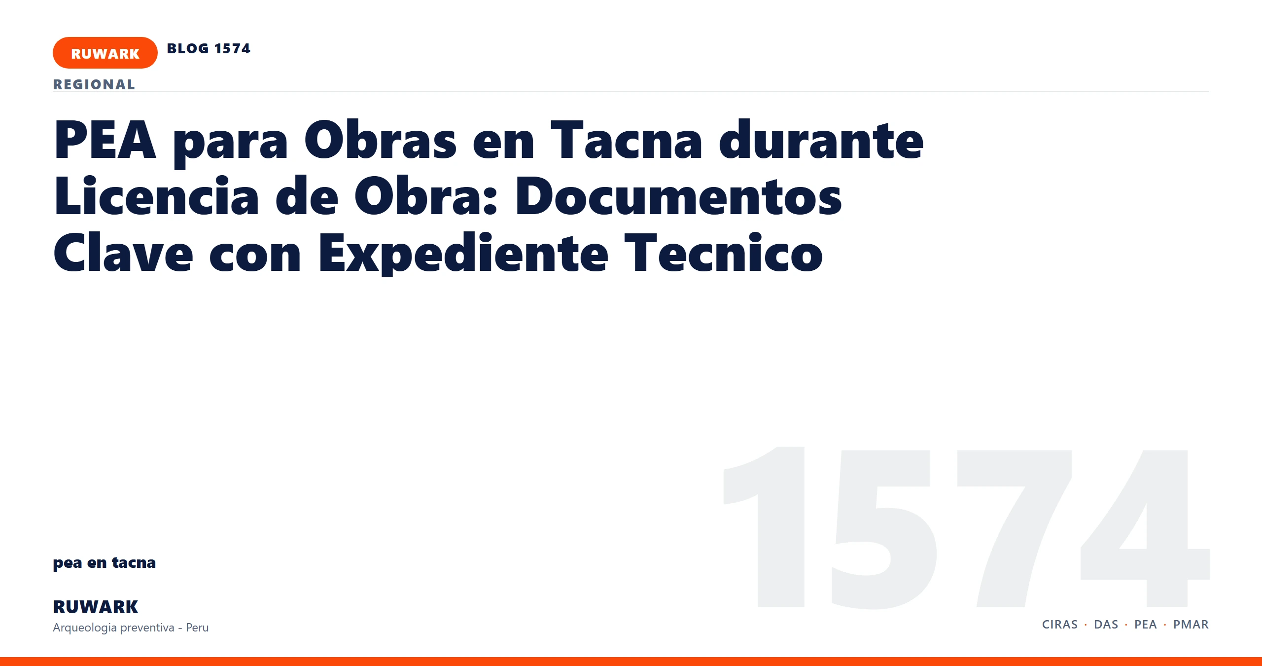 antecedentes - RUWARK arqueologia preventiva Peru