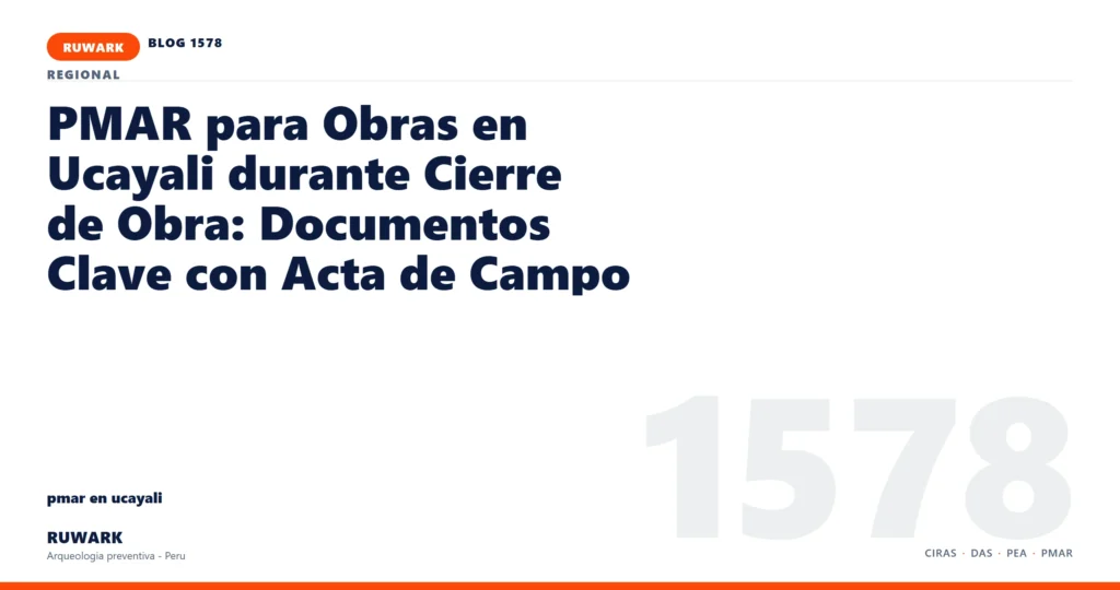 observacion - RUWARK arqueologia preventiva Peru