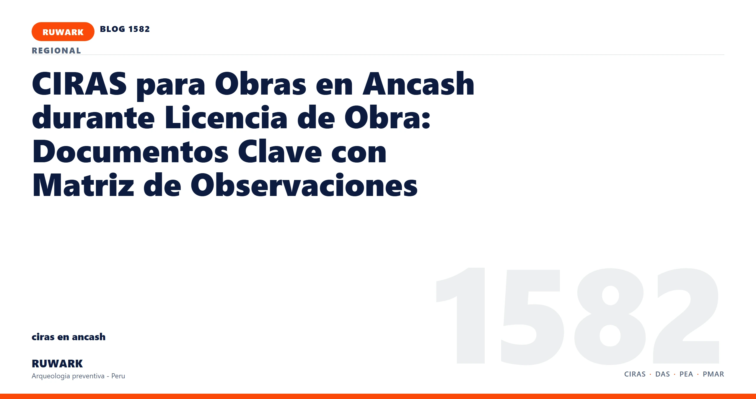 hallazgo - RUWARK arqueologia preventiva Peru