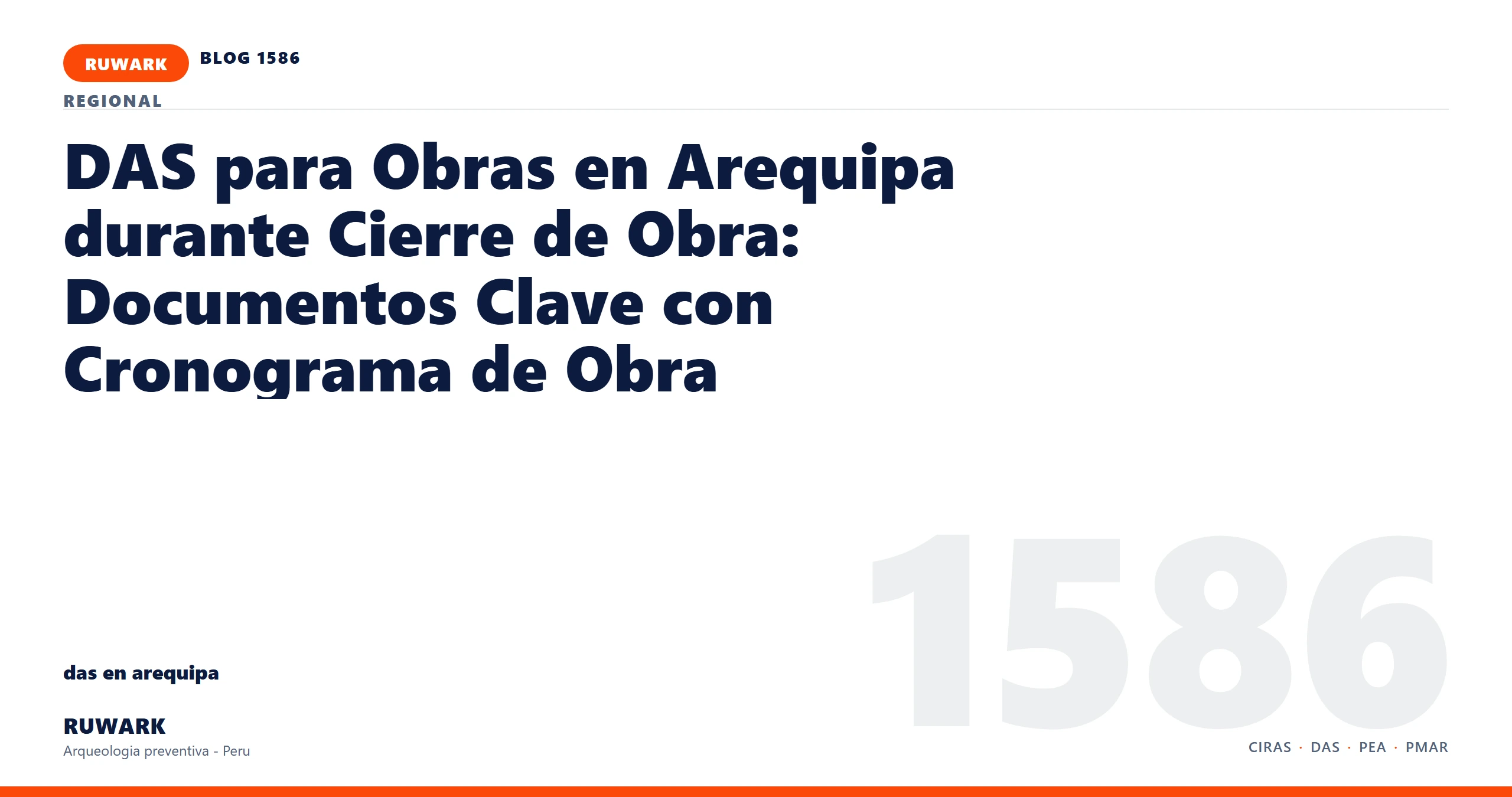 antecedentes - RUWARK arqueologia preventiva Peru