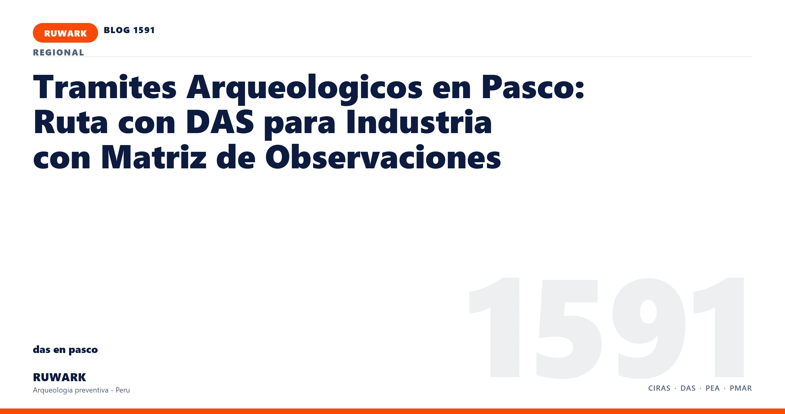 observacion - RUWARK arqueologia preventiva Peru