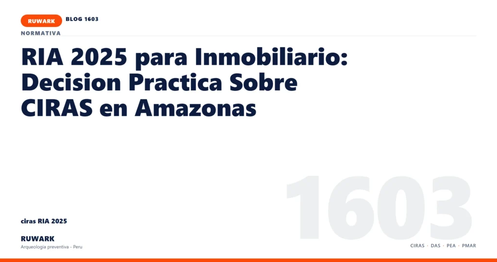 antecedentes - RUWARK arqueologia preventiva Peru