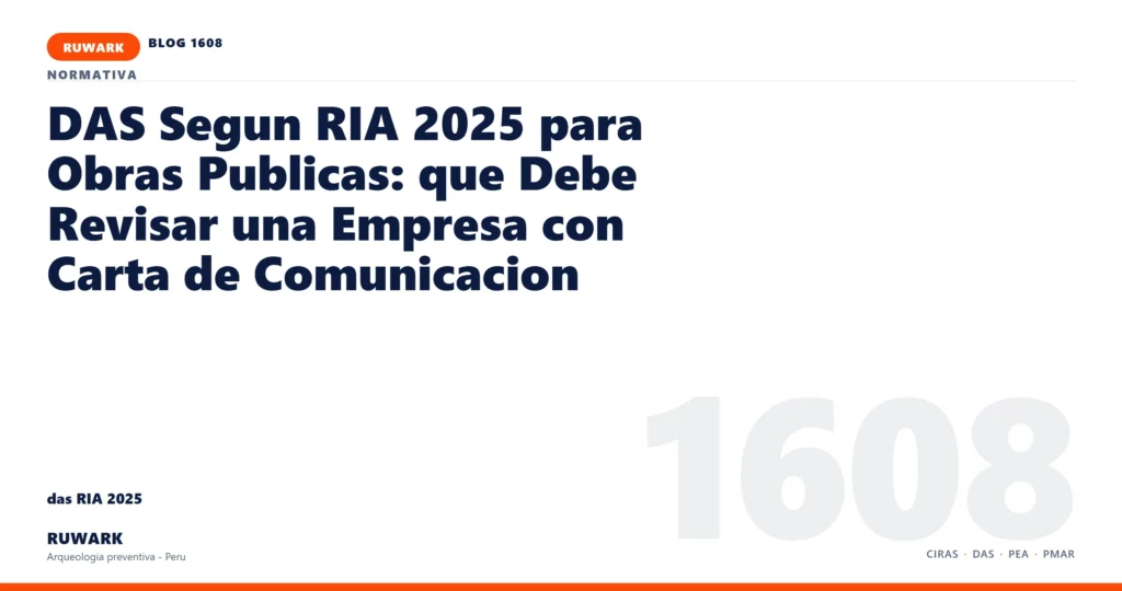 infraestructura - RUWARK arqueologia preventiva Peru
