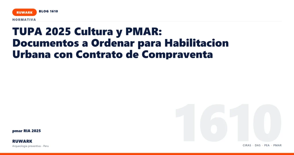 antecedentes - RUWARK arqueologia preventiva Peru