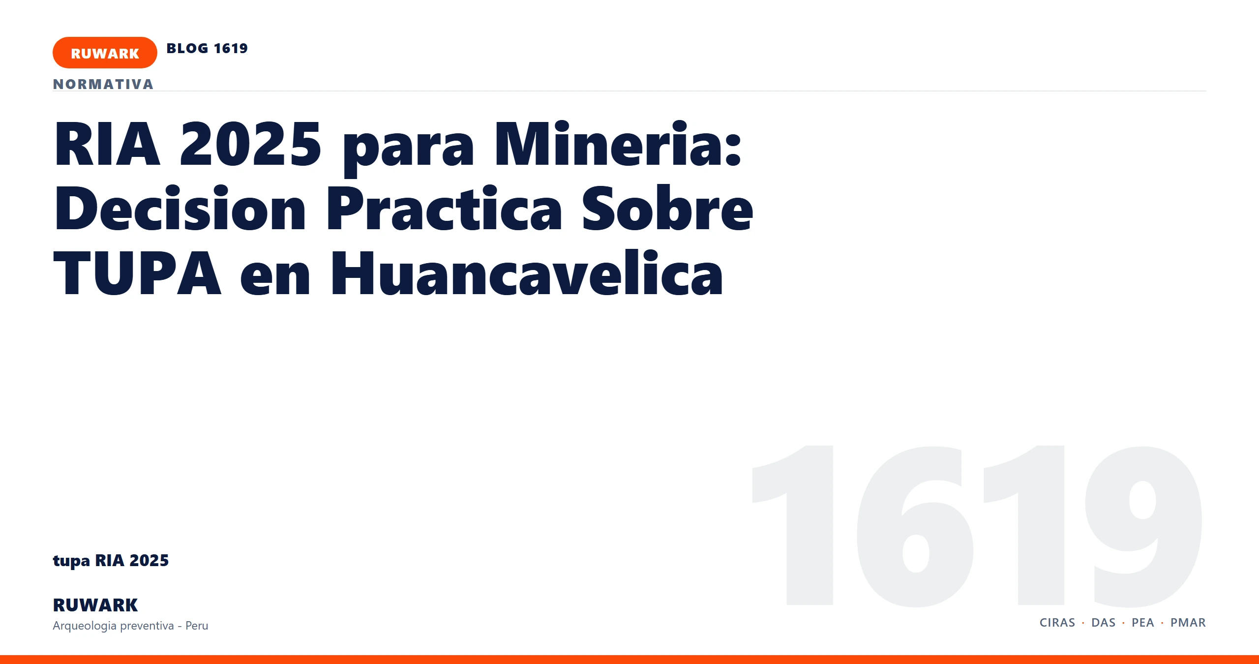infraestructura - RUWARK arqueologia preventiva Peru