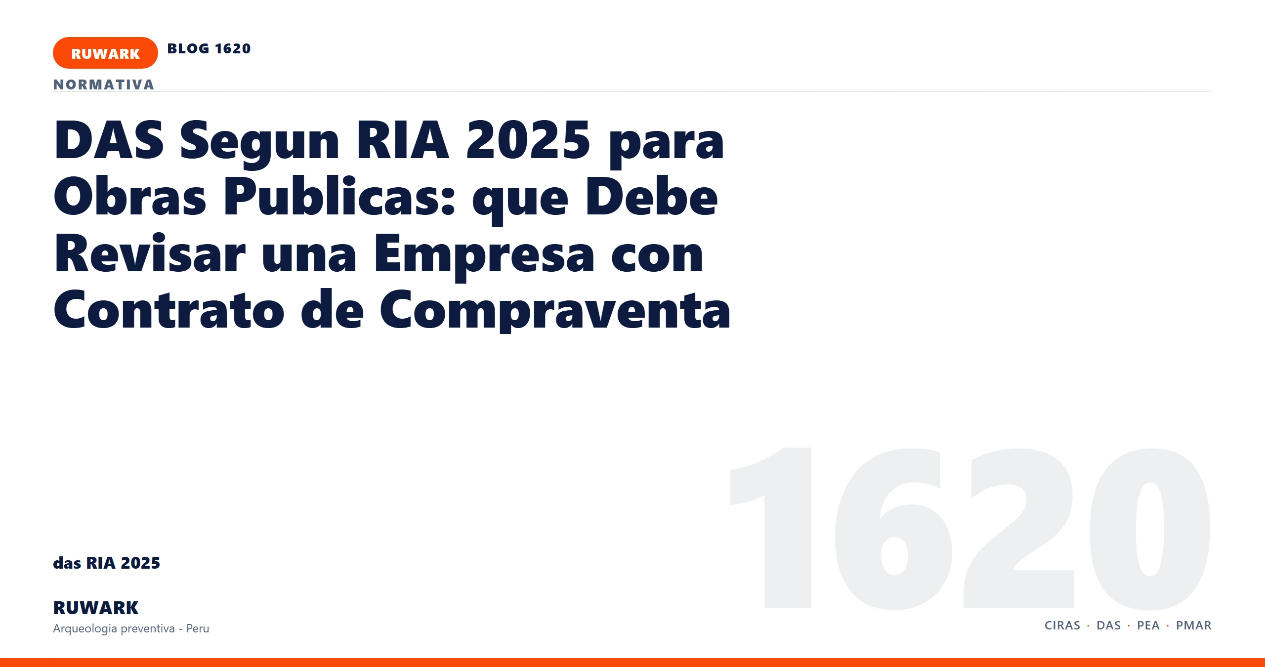 infraestructura - RUWARK arqueologia preventiva Peru