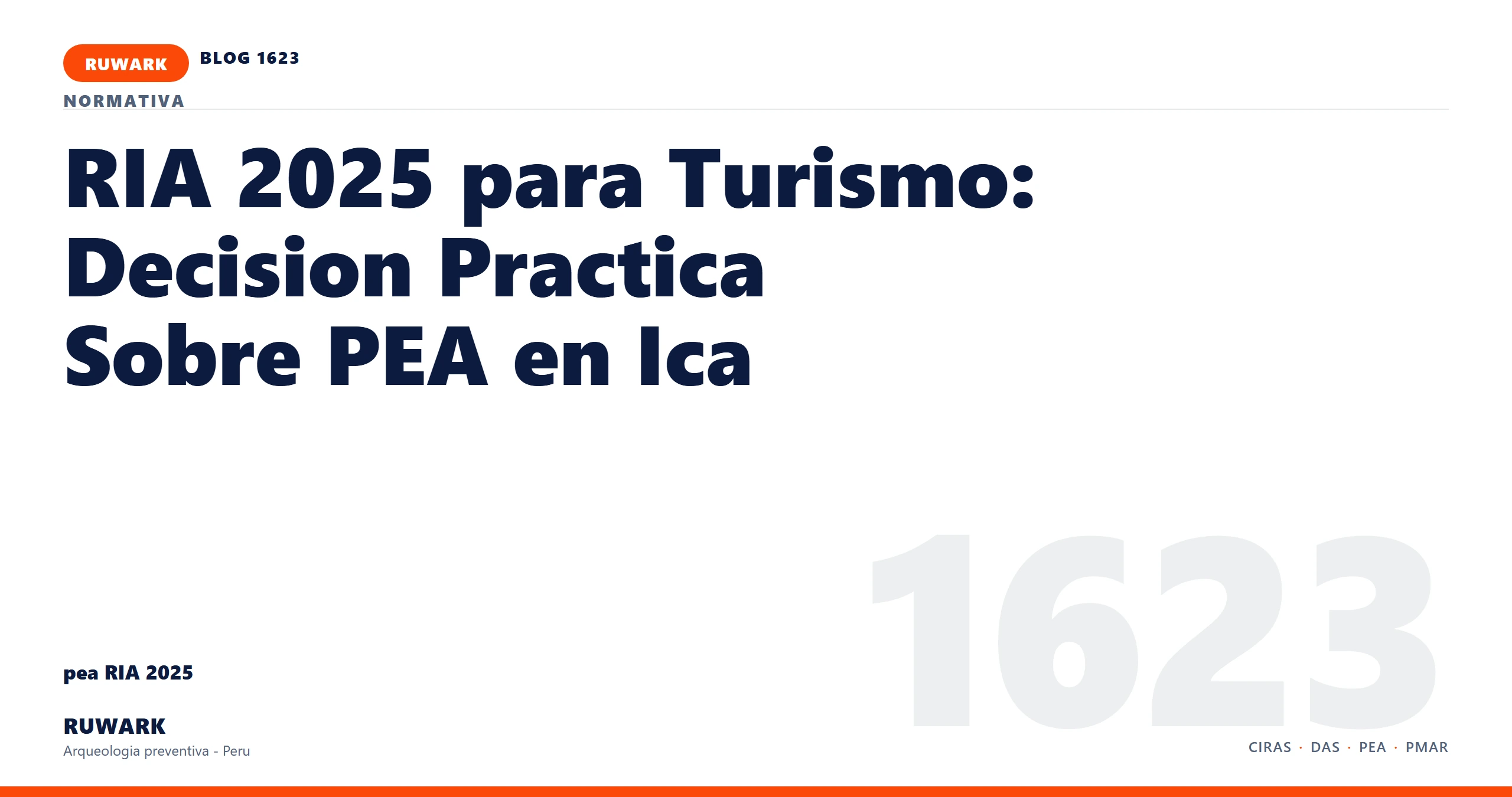 antecedentes - RUWARK arqueologia preventiva Peru