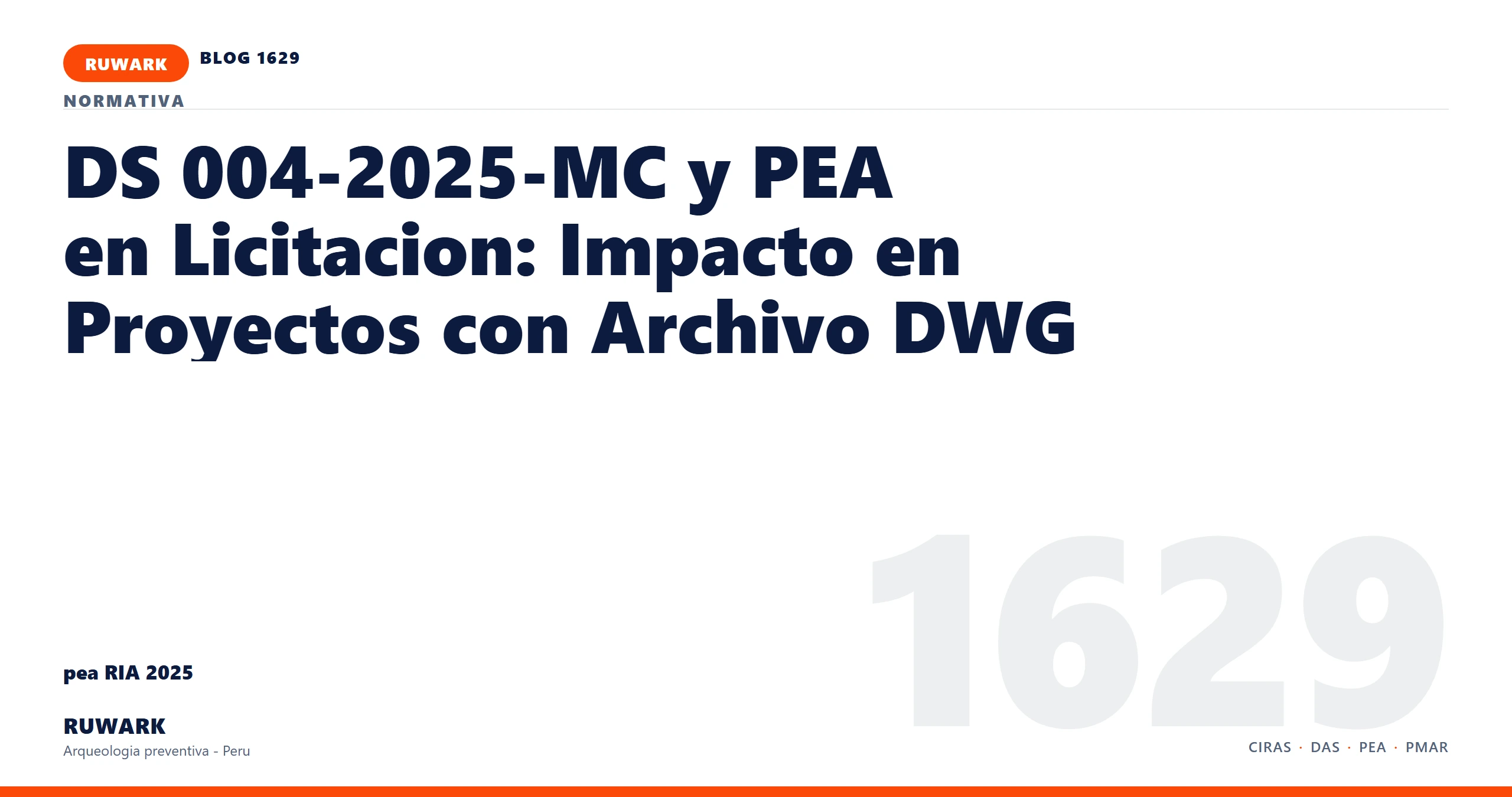 antecedentes - RUWARK arqueologia preventiva Peru