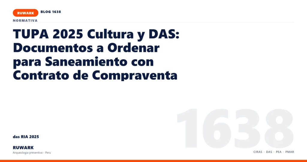 infraestructura - RUWARK arqueologia preventiva Peru