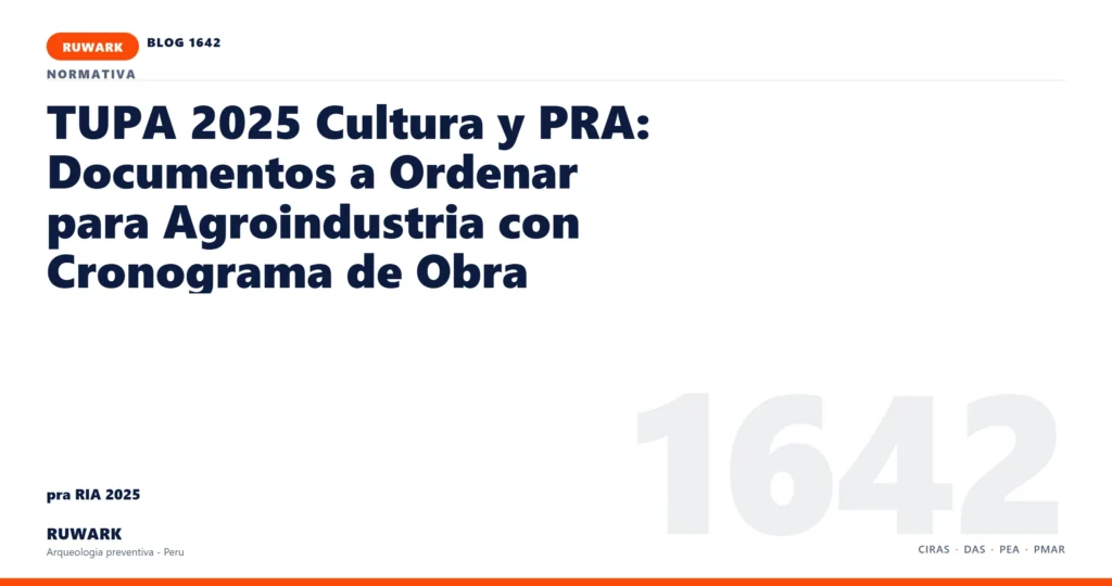 cambio - RUWARK arqueologia preventiva Peru
