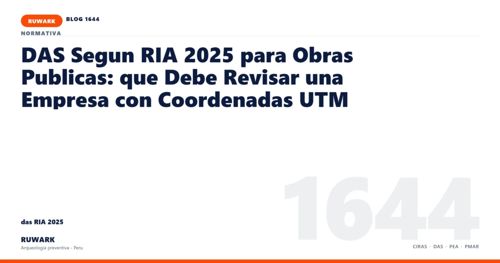 infraestructura - RUWARK arqueologia preventiva Peru
