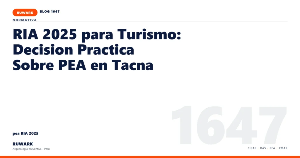 antecedentes - RUWARK arqueologia preventiva Peru