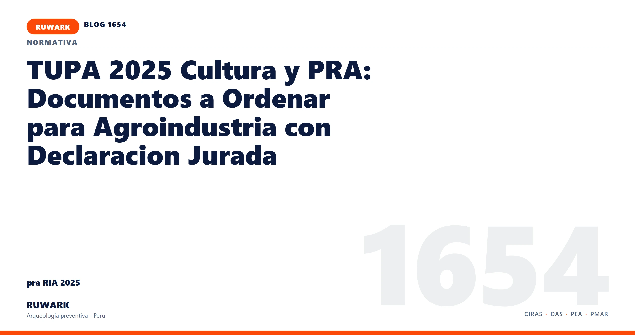 cambio - RUWARK arqueologia preventiva Peru
