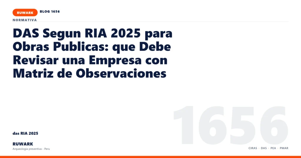 infraestructura - RUWARK arqueologia preventiva Peru