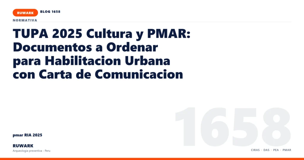 antecedentes - RUWARK arqueologia preventiva Peru