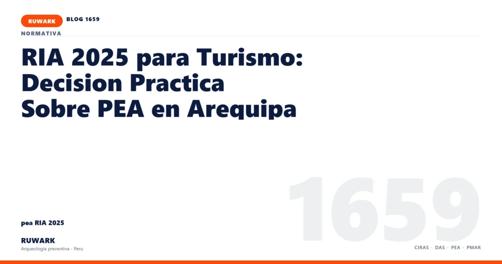 antecedentes - RUWARK arqueologia preventiva Peru