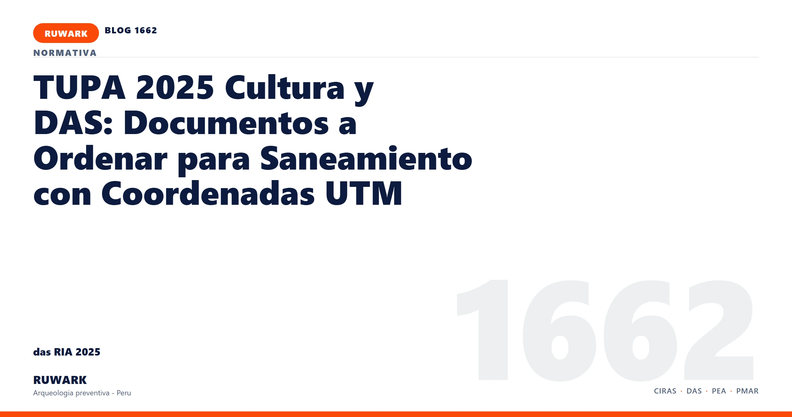 infraestructura - RUWARK arqueologia preventiva Peru