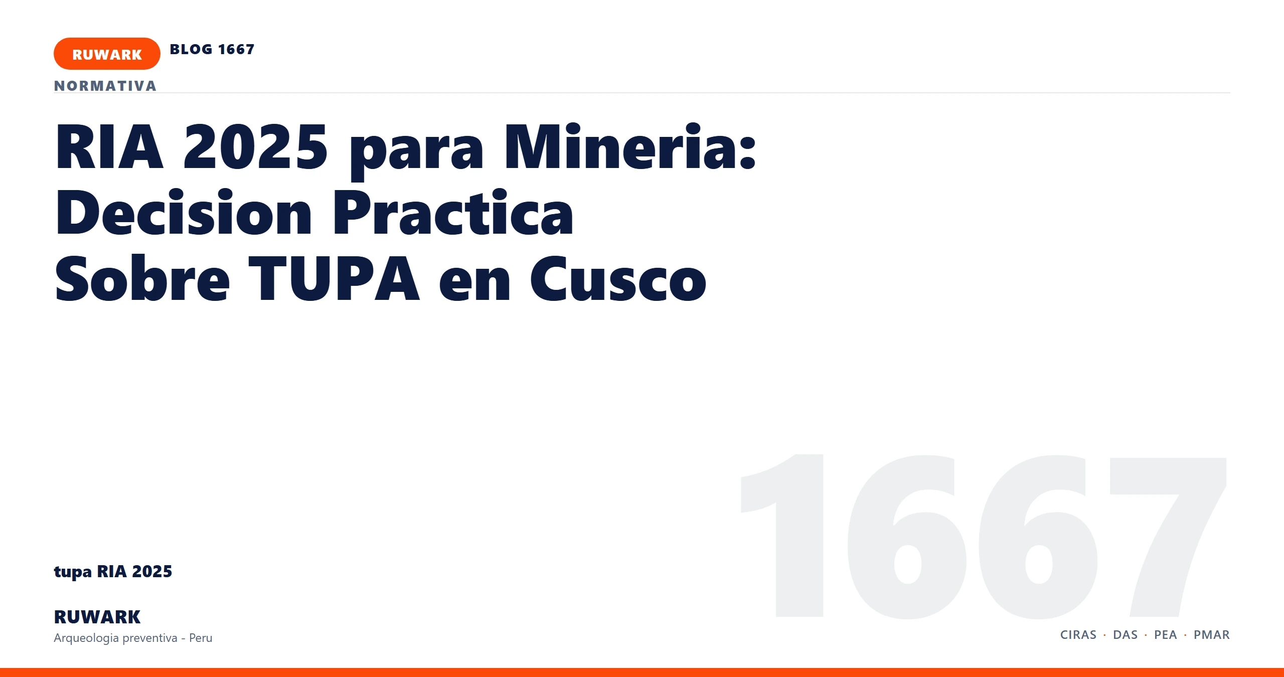 infraestructura - RUWARK arqueologia preventiva Peru