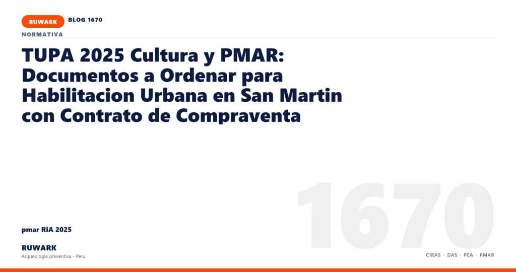 antecedentes - RUWARK arqueologia preventiva Peru
