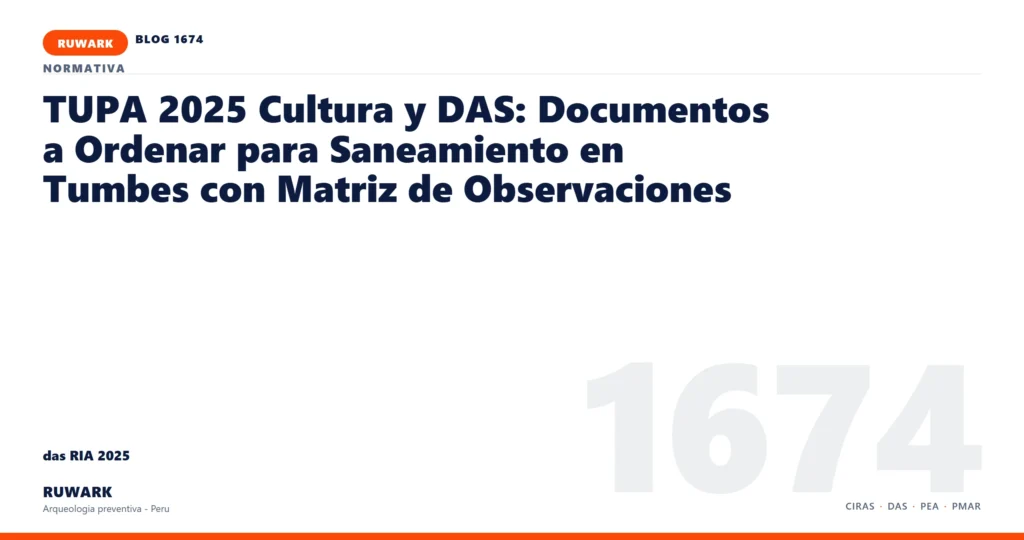 infraestructura - RUWARK arqueologia preventiva Peru