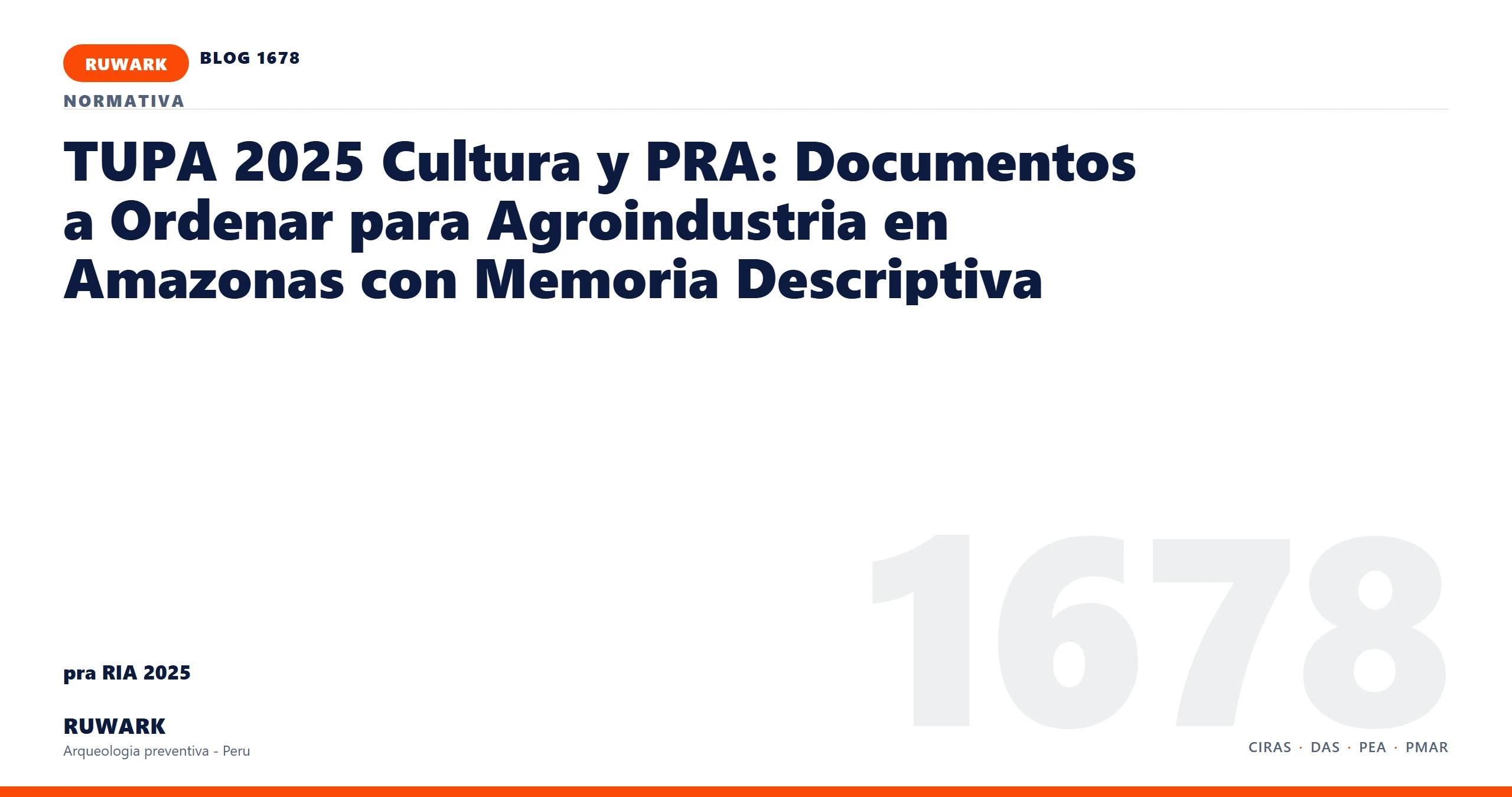 cambio - RUWARK arqueologia preventiva Peru