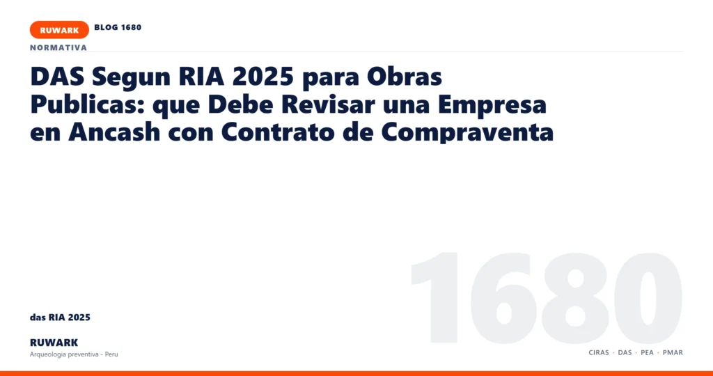 infraestructura - RUWARK arqueologia preventiva Peru