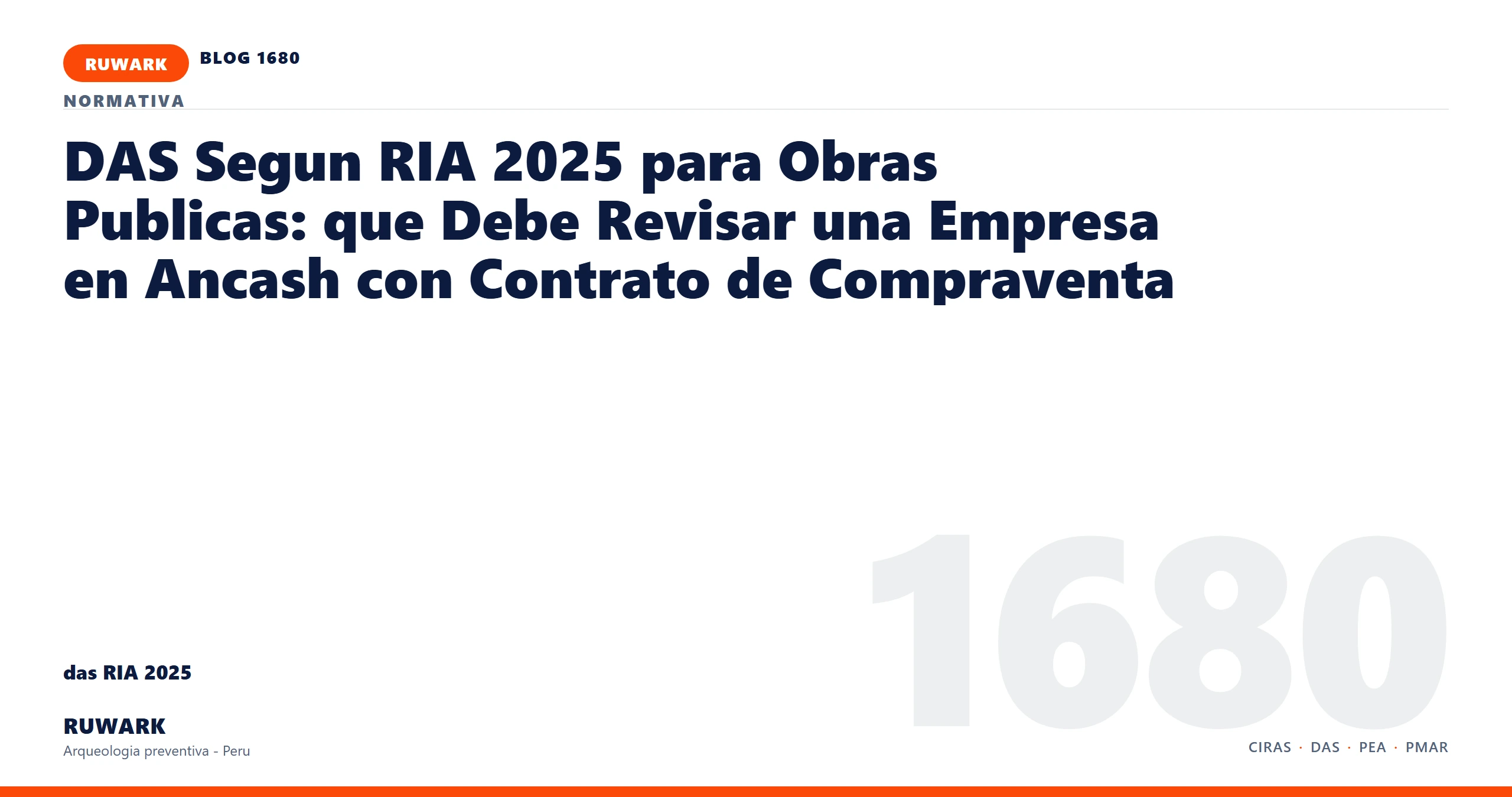 infraestructura - RUWARK arqueologia preventiva Peru