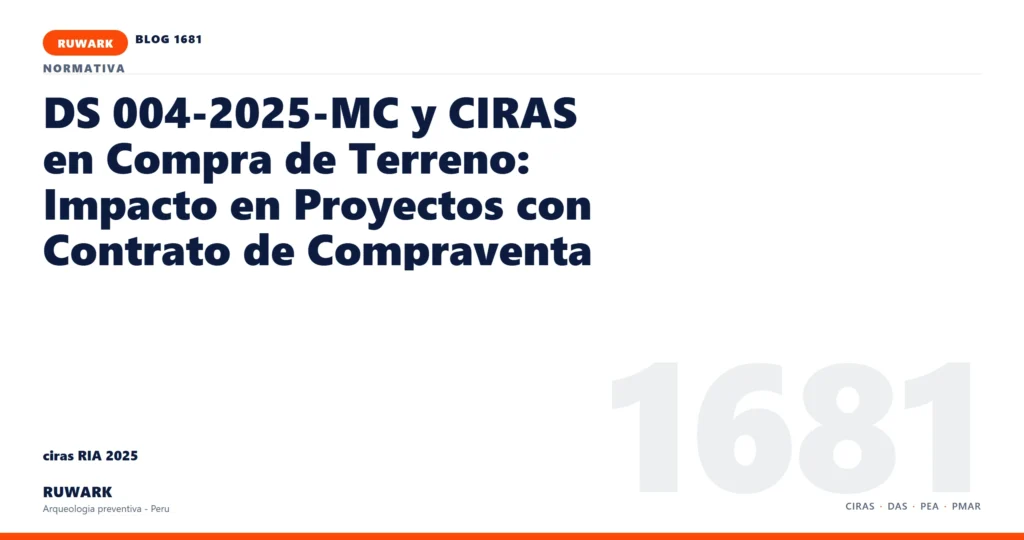 antecedentes - RUWARK arqueologia preventiva Peru