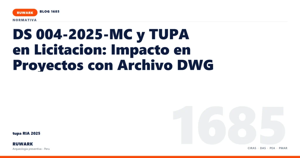 infraestructura - RUWARK arqueologia preventiva Peru