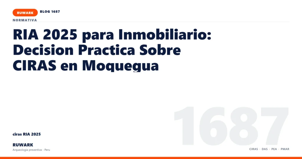 antecedentes - RUWARK arqueologia preventiva Peru