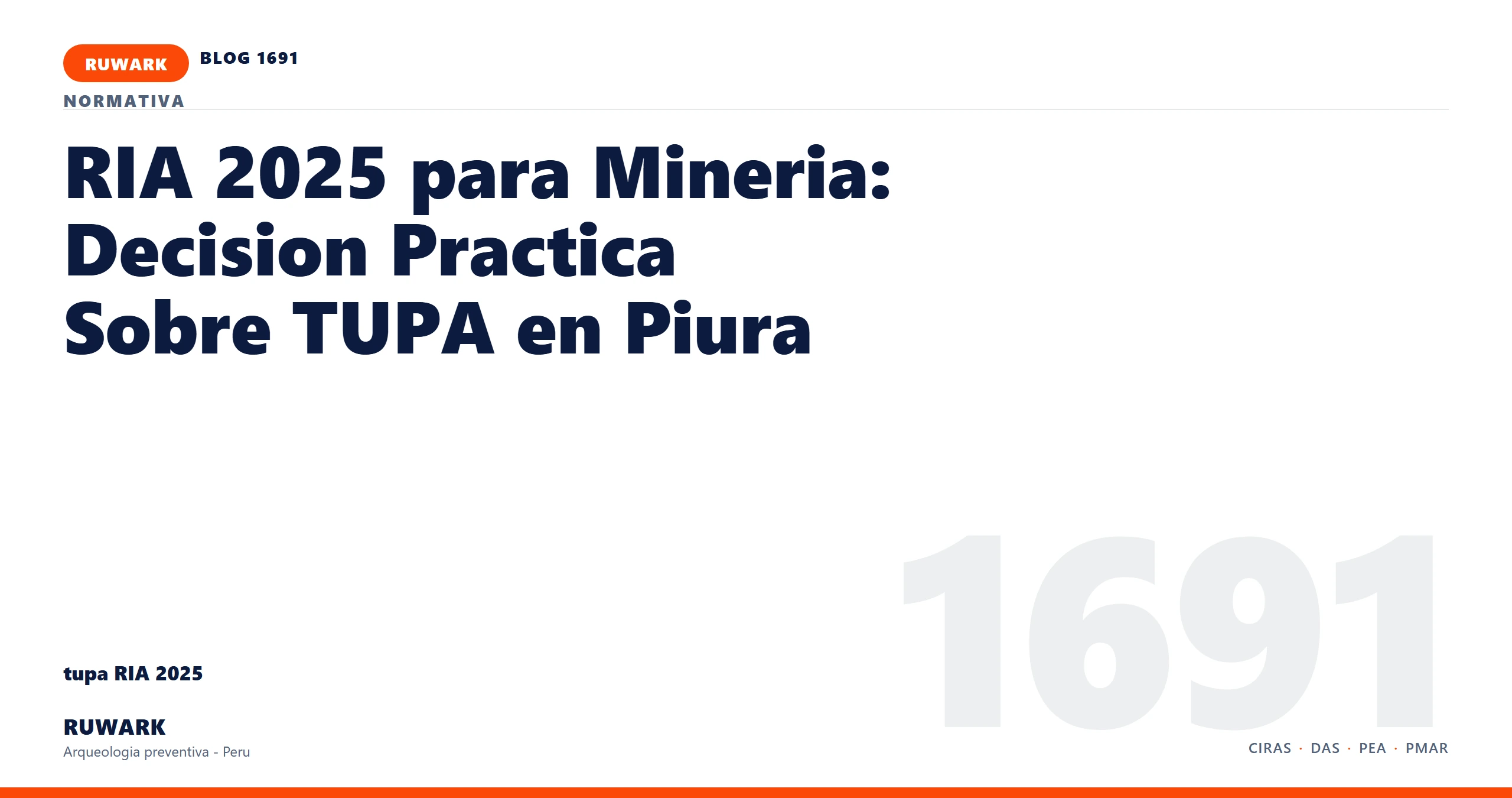 infraestructura - RUWARK arqueologia preventiva Peru