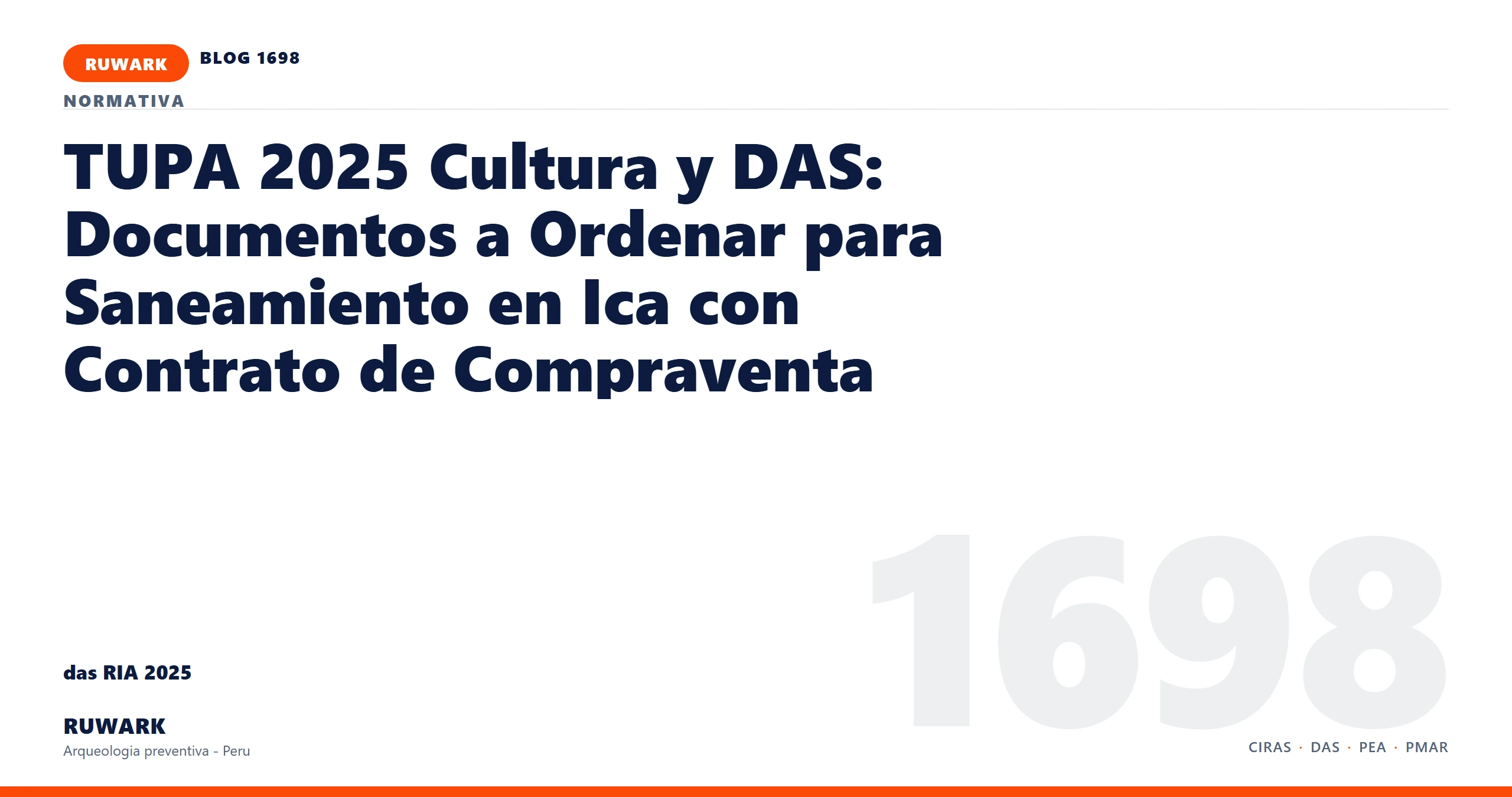 infraestructura - RUWARK arqueologia preventiva Peru