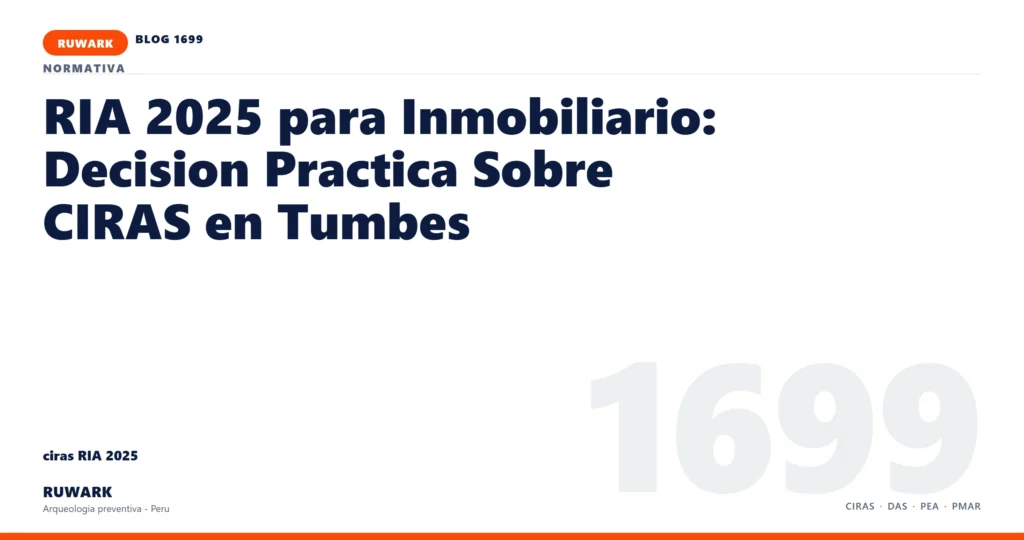 antecedentes - RUWARK arqueologia preventiva Peru