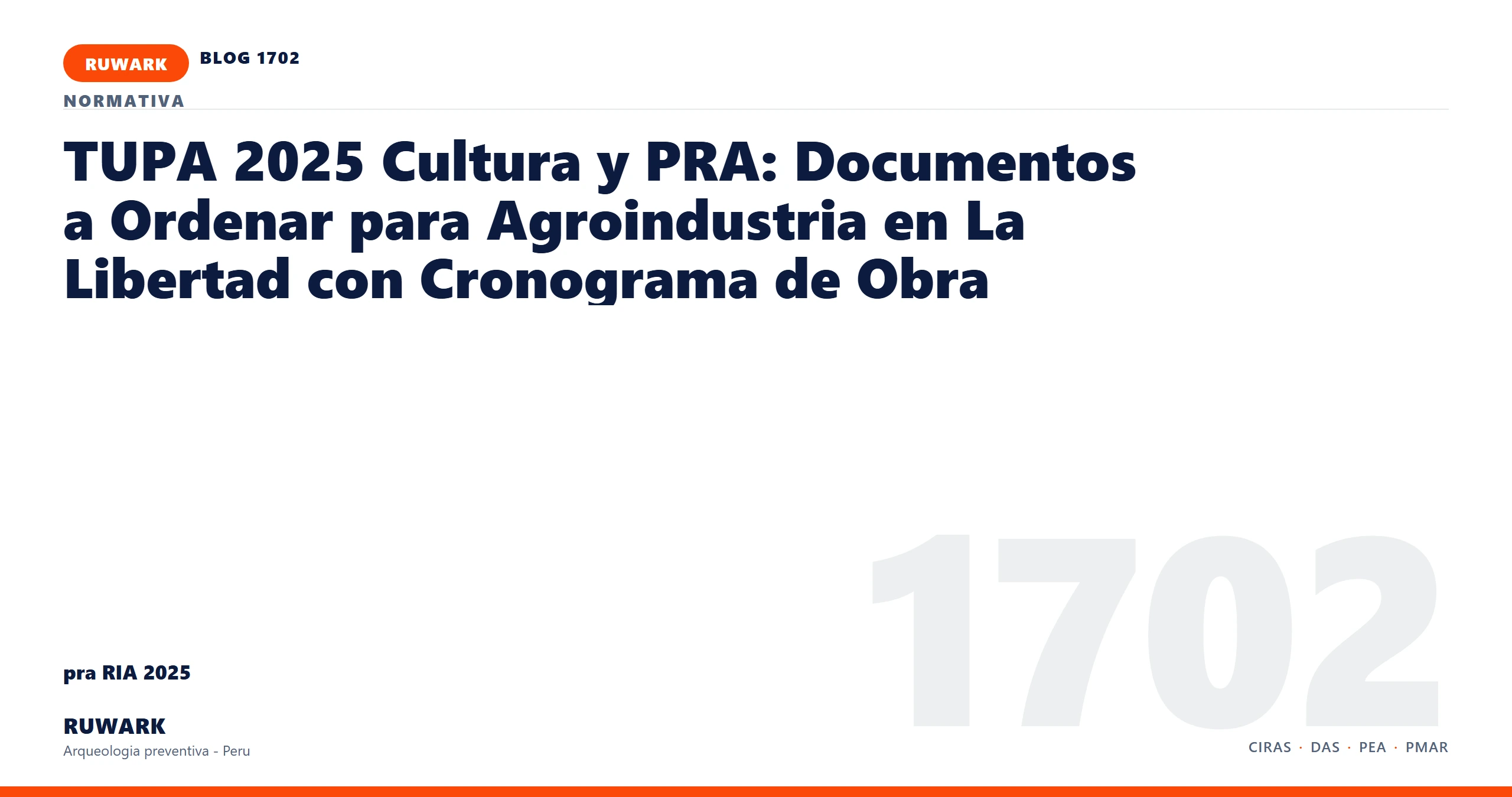 cambio - RUWARK arqueologia preventiva Peru