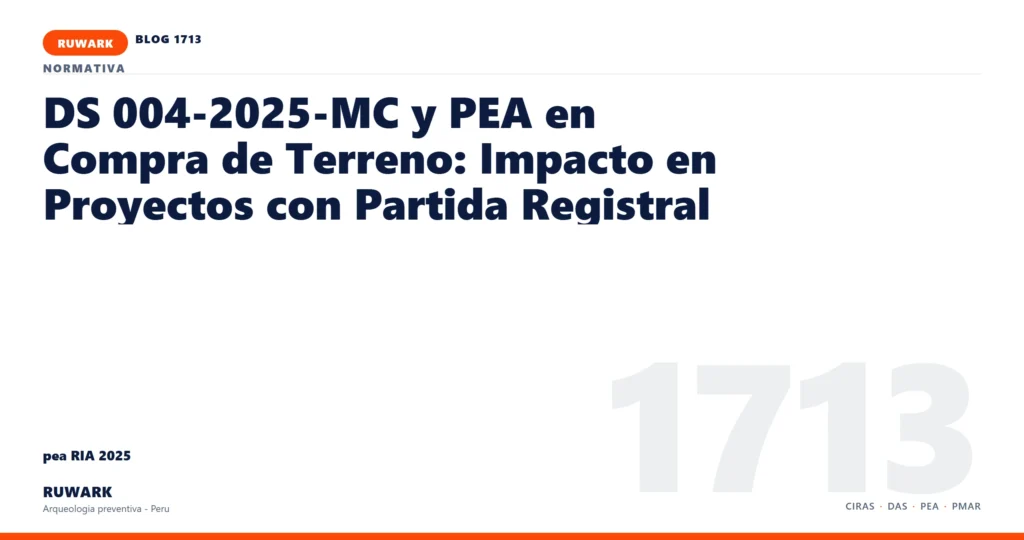 antecedentes - RUWARK arqueologia preventiva Peru