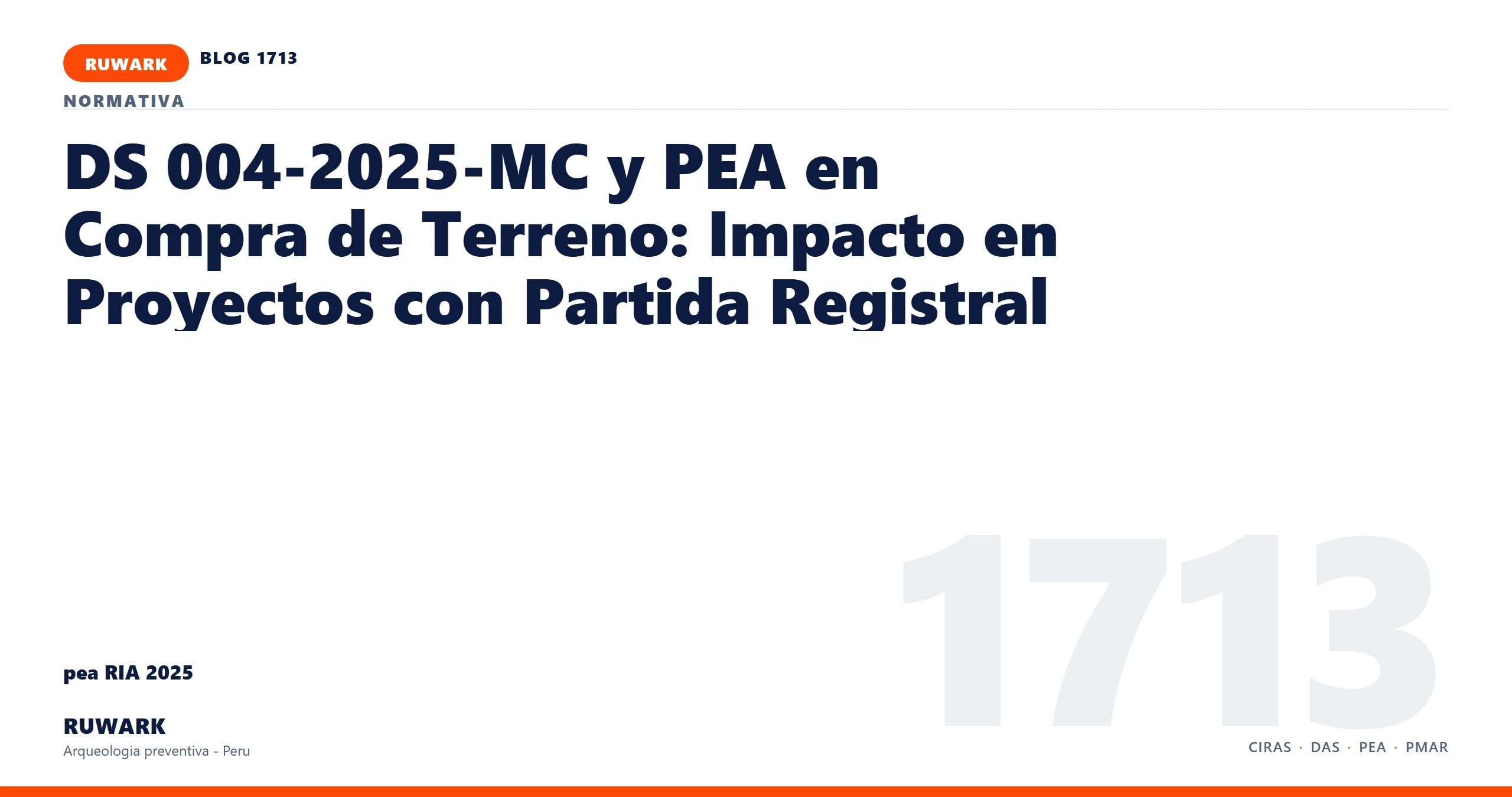 antecedentes - RUWARK arqueologia preventiva Peru