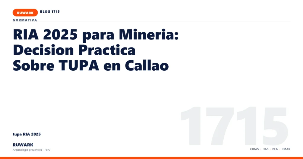 infraestructura - RUWARK arqueologia preventiva Peru