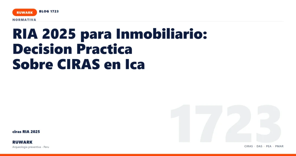 antecedentes - RUWARK arqueologia preventiva Peru