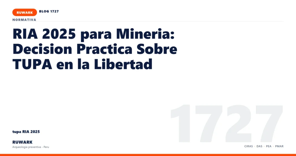 infraestructura - RUWARK arqueologia preventiva Peru