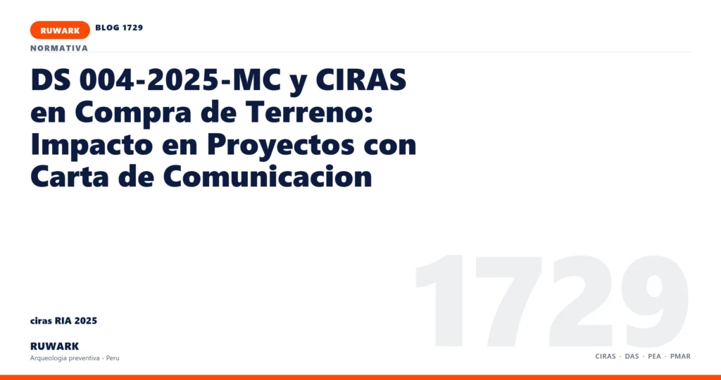 antecedentes - RUWARK arqueologia preventiva Peru