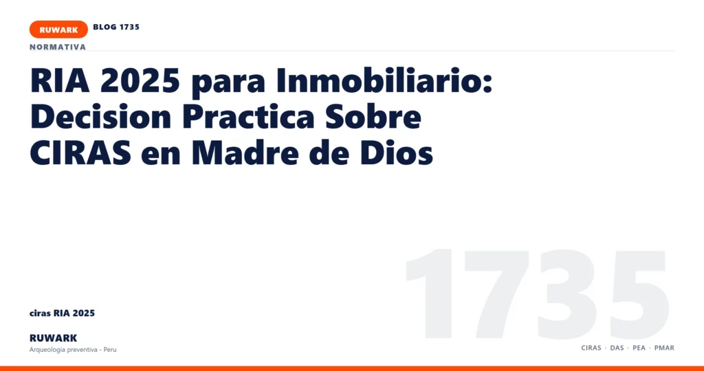 antecedentes - RUWARK arqueologia preventiva Peru