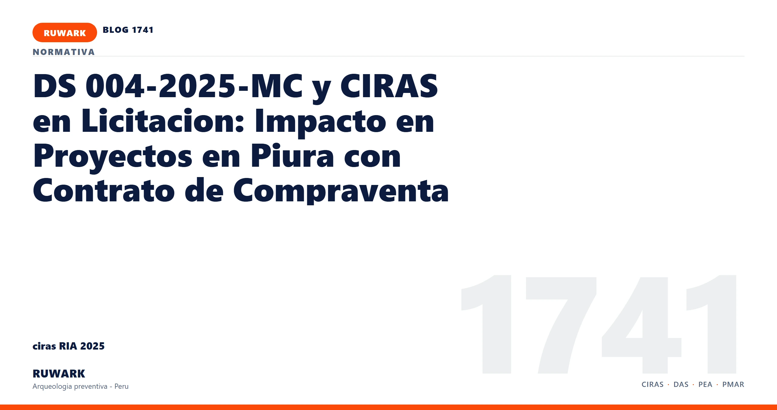 antecedentes - RUWARK arqueologia preventiva Peru