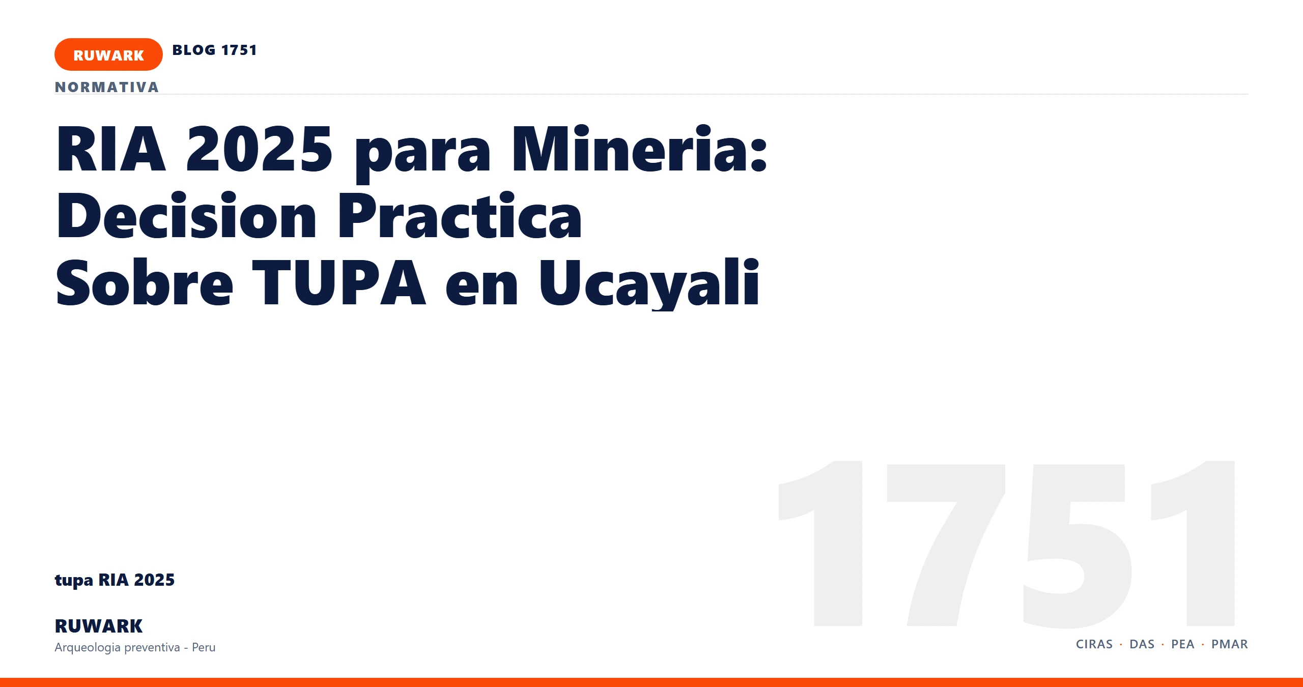 infraestructura - RUWARK arqueologia preventiva Peru