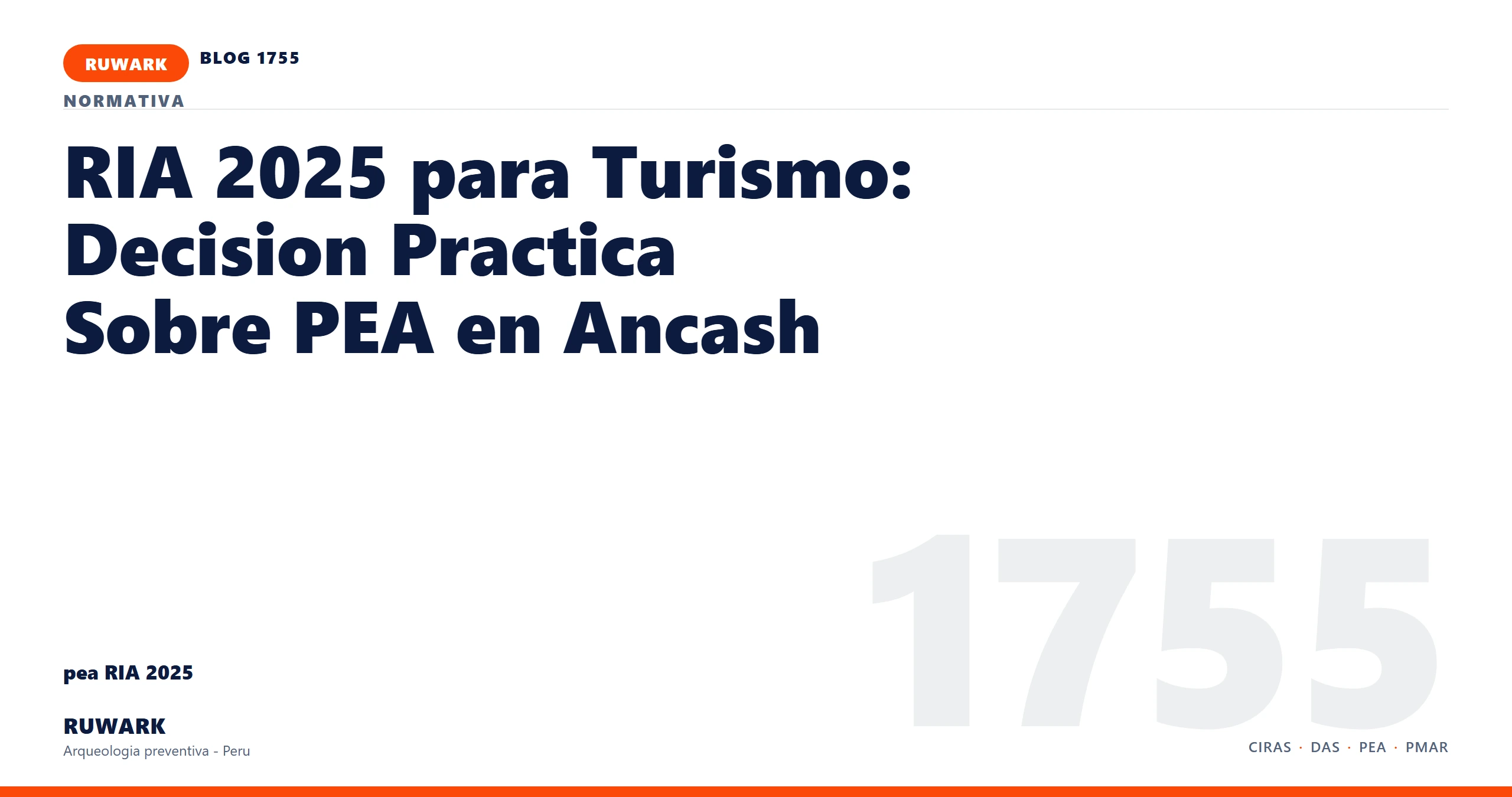 antecedentes - RUWARK arqueologia preventiva Peru