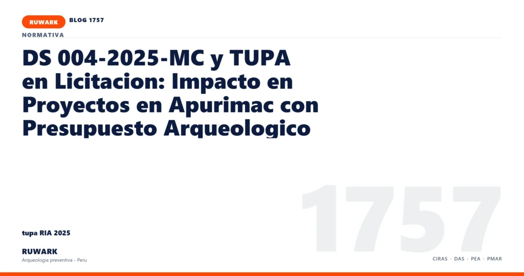 infraestructura - RUWARK arqueologia preventiva Peru