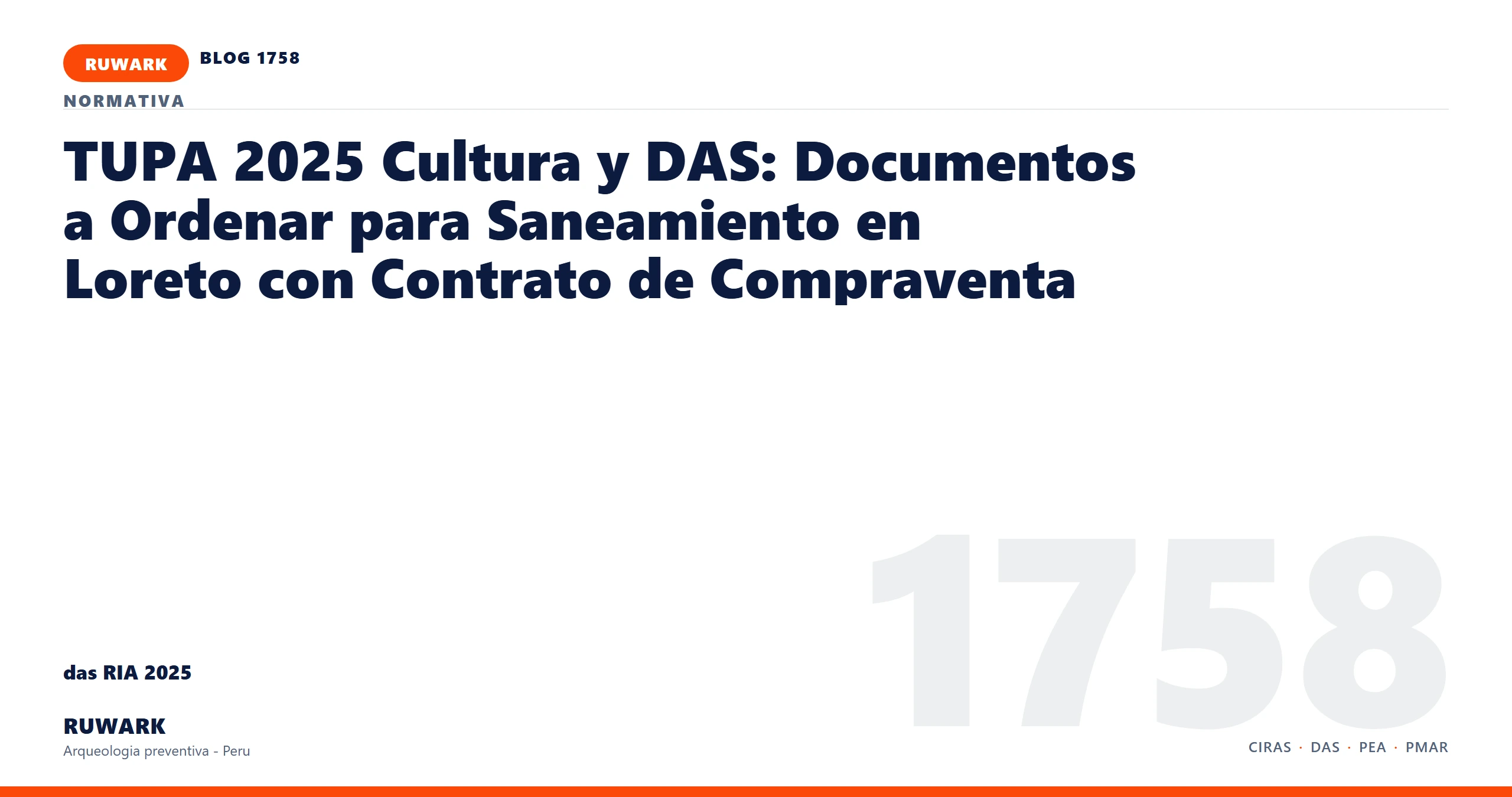 infraestructura - RUWARK arqueologia preventiva Peru