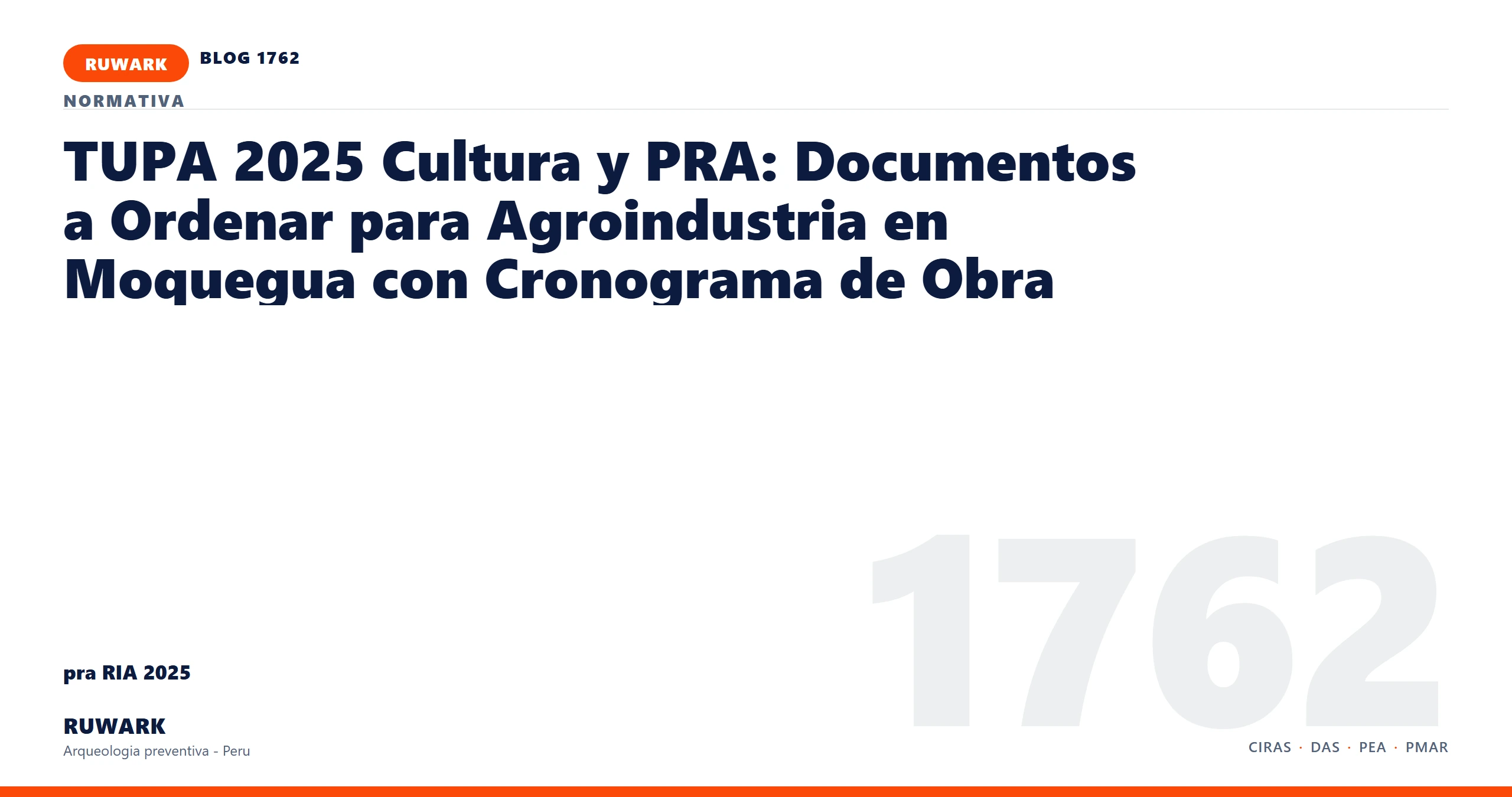 cambio - RUWARK arqueologia preventiva Peru
