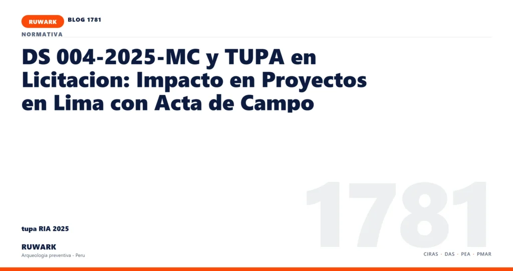 infraestructura - RUWARK arqueologia preventiva Peru